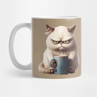 Grumpy Cat with Coffee Design 3 Mug